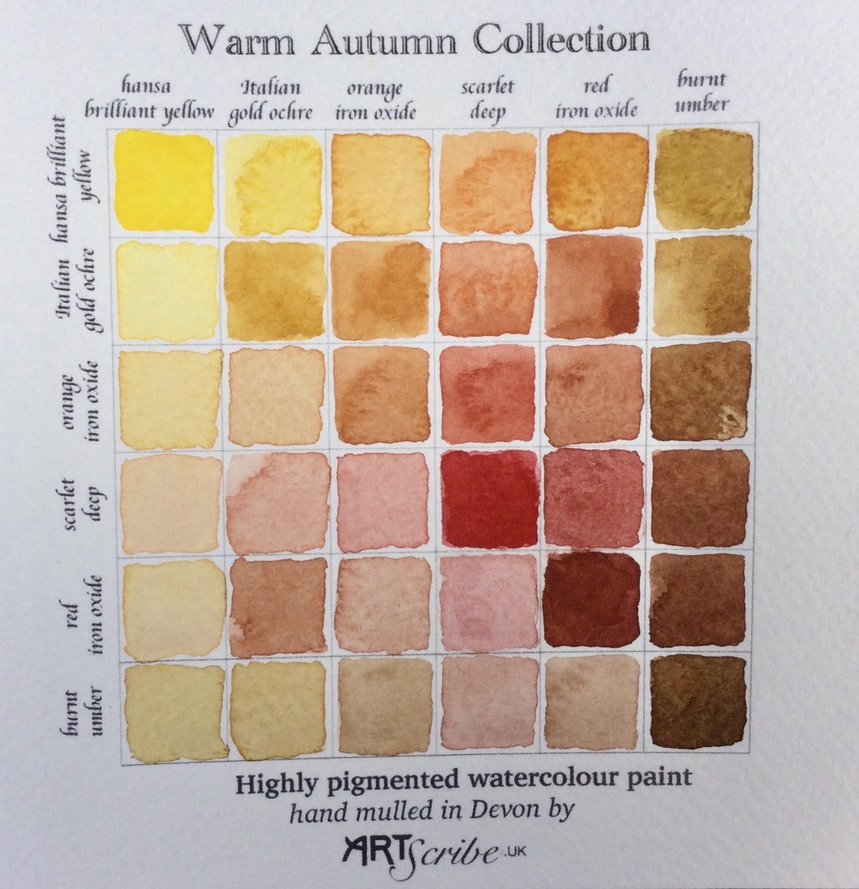Colour Mixing: Warm Colour Palettes for Painting in Autumn