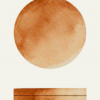 handmade watercolour Orange Iron Oxide - A warm earthy orange. Handmade Watercolour by Art Scribe. Hand mulled in Devon by professional artists.