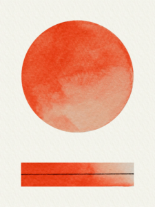 Red-vermilion-hue-by-art-scribe-hand-made-watercolour-paint